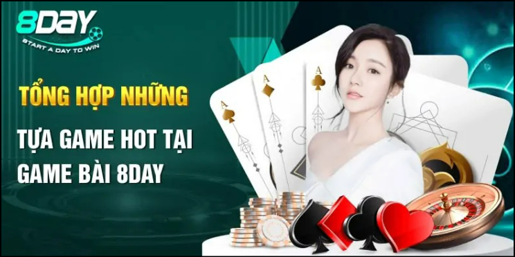 8DAY mang đến hàng loạt lựa chọn từ các trò truyền thống đến hiện đại