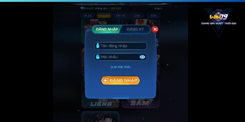 Tiến hành đăng nhập vào tài khoản Tiến hành đăng nhập vào tài khoản