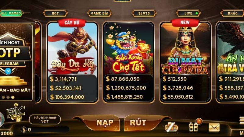 Các phương thức nạp tiền Ricwin phổ biến Các phương thức nạp tiền Ricwin phổ biến