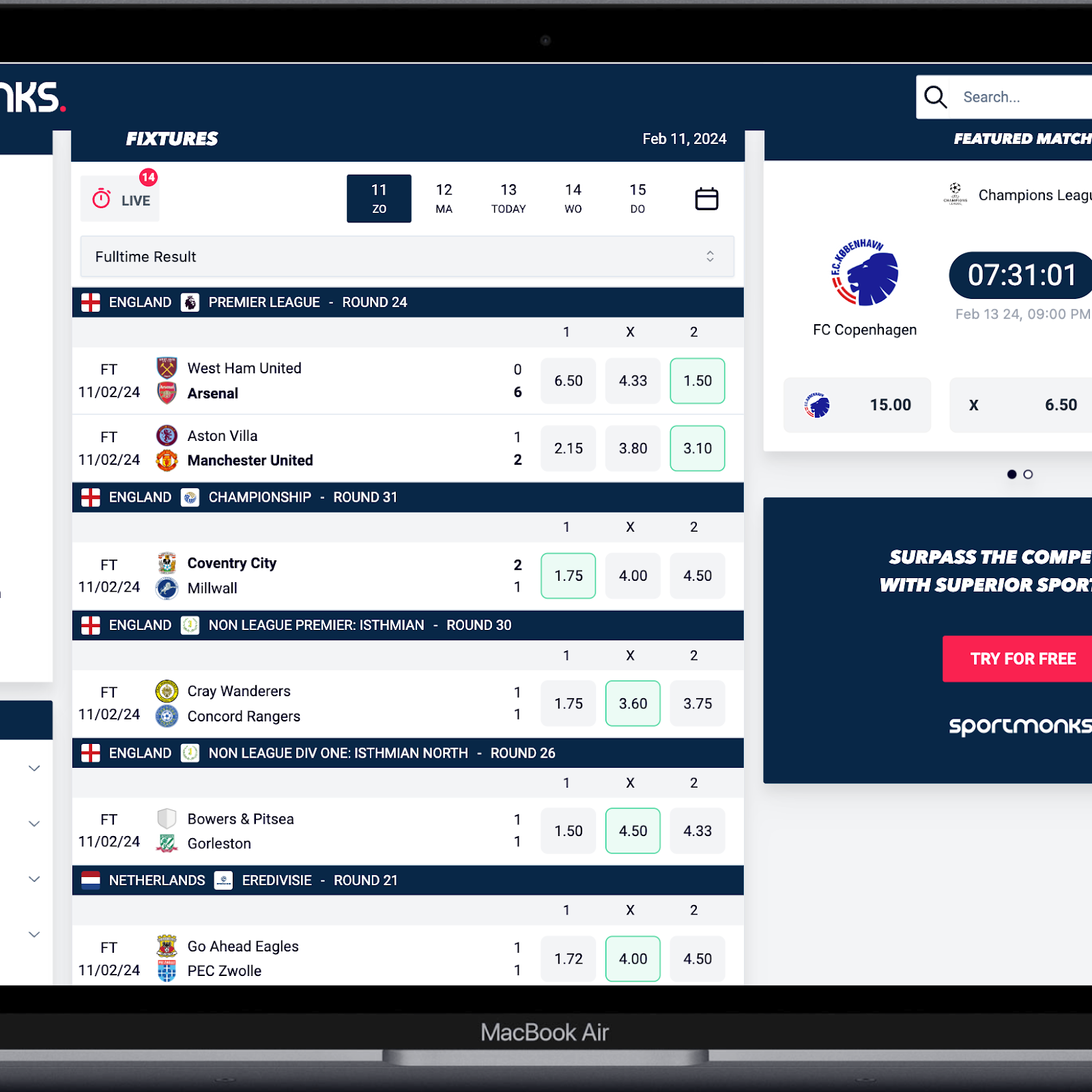  Hướng dẫn đọc tỷ lệ kèo trên Livescore