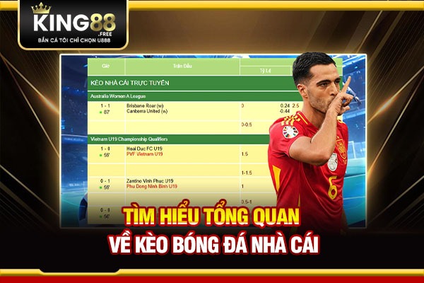 Tìm hiểu tổng quan về kèo bóng đá nhà cái  Tìm hiểu tổng quan về kèo bóng đá nhà cái